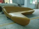 Zaha Zadid Moon sofa with ottoman in fabric from Moon system sofa by Zaha Hadid