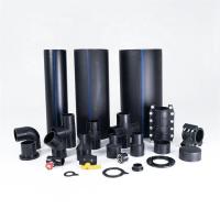 Buy cheap DN250 20mm Black Poly Pipe HDPE Pipe PE100 PN10 Air Tightness Wear Resistance product