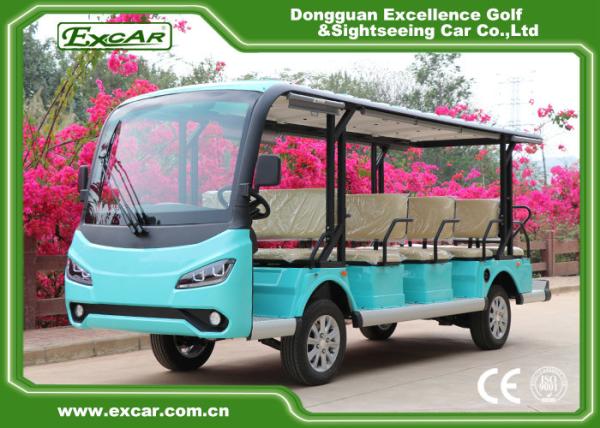 Buy cheap 7.5KM Motor 72V 14 Seater Electric Sightseeing Bus / Tour Golf Cart from wholesalers