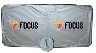 Buy cheap New creative gift product customed logo tyvek/nylon car sun shade with pouch from wholesalers