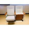 Buy cheap Commercial Auditorium Padded Church Chairs Wooden Finish Seat from wholesalers