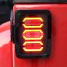 Buy cheap Jeep Wrangler JK 07+ LED Tail Lights Rear Brake Reverse Turn Signal Tail Lamps Clear Lens Fits for Jeep JK from wholesalers