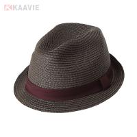 Buy cheap Customized 58cm Plain Straw Panama Hat Womens Beach Straw Hats For Sun product