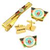 Buy cheap Custom Bow Tie Clips Gold Plated Alloy Antique Personalised Tie Bar from wholesalers