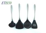 Heat Resistance Silicone Kitchen Utensil Set FDA / LFGB Rubber Curved Design
