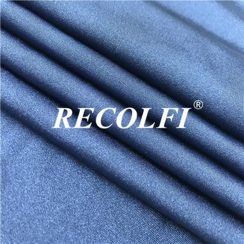 4 Way Stretch Water Wicking Fabric , Color Solid Recycled Nylon Fiber For