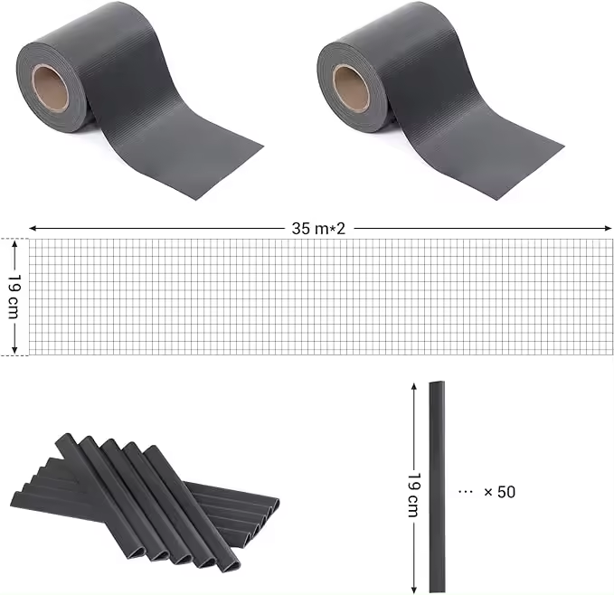 Vinyl Garden Strip Fence Strip Screen UV Resistant For privacy