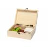 Buy cheap Hinged Lid Handmade Wooden Boxes For Gift Packaging , Small Natural Color Wooden Box With Lock from wholesalers