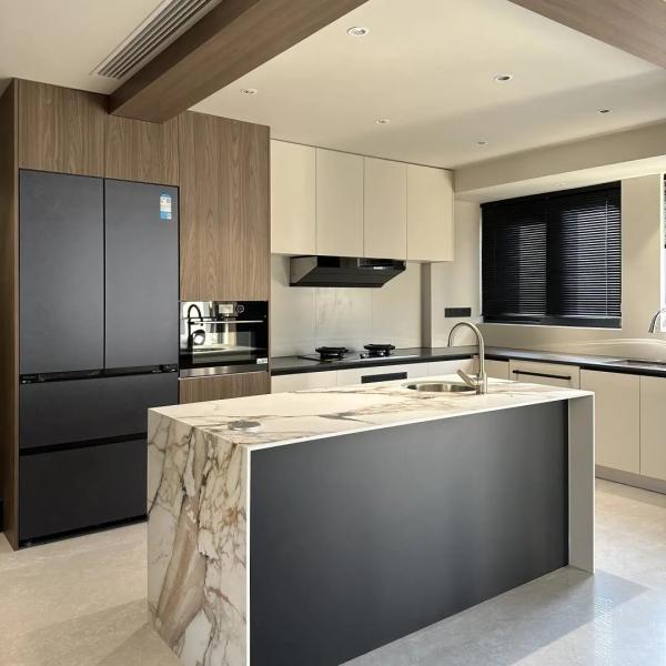 Custom Kitchen Cabinet Modern Wood Cupboard Complete Sets Whole House Furniture