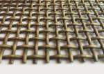 1.8mm Antique Brass Wire Mesh Stainless Steel Bronze Metal Mesh For Laminated