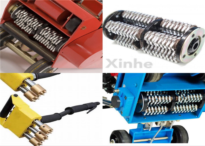 Scarifier Drum Accessories 5 Points Tungsten Carbide Cutters For Concrete Scarifiers / Floor Planers