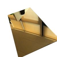 Buy cheap 201 Colored Stainless Steel Sheet Antique Bronze Finish 2438mm Length product