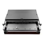 1U 19inch Rack Mount Fiber Optic Patch Panels 3 LGX Adapter Panels