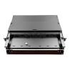 Buy cheap 1U 19inch Rack Mount Fiber Optic Patch Panels 3 LGX Adapter Panels from wholesalers