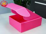 Lightweight Pink Custom Corrugated Plastic Boxes Printable