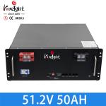51V 50Ah Lithium Battery Module LiFePO4 Rack Mounted Battery Modular Unit