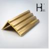 Buy cheap SGS Slip Resistant Stair Nosing , Hpb60-2 Stair Nosing Brass from wholesalers