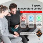 Women Premium Winter Long Warm Electric Tops Pants Suit Set Clothing Heating