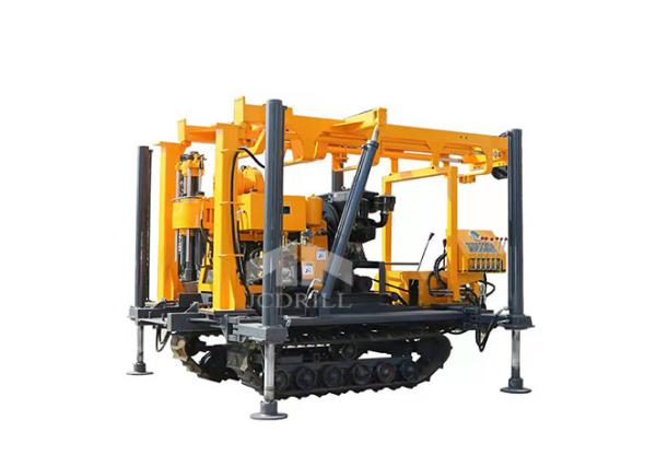 Buy cheap 200m Portable Hydraulic Water Well Drilling Rig Crawler Mounted Rotary from wholesalers