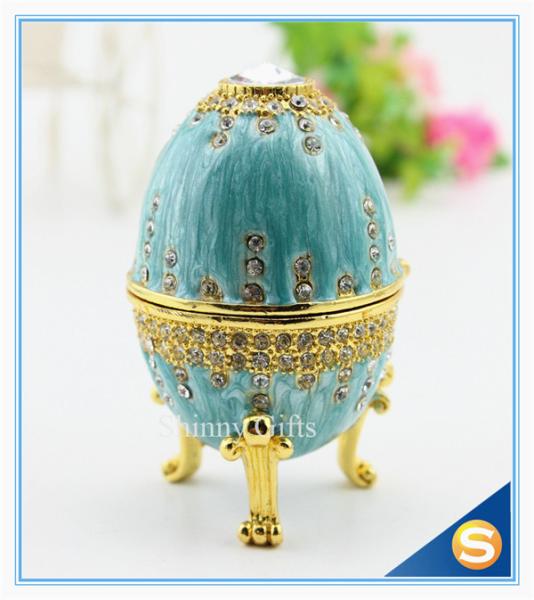 Buy cheap easter egg wedding gift /wedding gift / Easter egg/ blue colour with diamond from wholesalers