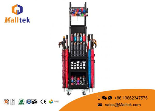 Buy cheap Colorful Metal And Steel Supermarket Display Racks For Umbrella And Parasol from wholesalers