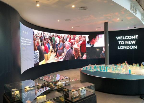 Buy cheap 800nits Front Maintenance LED Screen Curved LED Panels For Conference from wholesalers