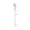 Buy cheap 2mm Diameter Steel Wire Rope Sling Any Length Available YW86542 from wholesalers