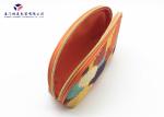 Semicircular Shape Women Fashion Fabric Makeup Case Unique Design 19X5X14cm