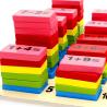 Buy cheap Basswood 120pc Wooden Domino Blocks Set Rally Building Montessori from wholesalers