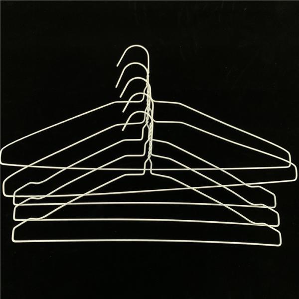 Buy cheap 14.5 Gauge White Wire Hangers Dry Cleaning Use Q195 Carbon Steel Material from wholesalers