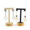 Buy cheap T Shaped Leather Cover Ear Drop Display Stand For Jewelry Luxury Exhibition Show from wholesalers
