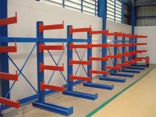 Buy cheap Single / Double Side Warehouse Cantilever Steel Rack Custom Size ISO9001 / SGS from wholesalers