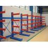 Buy cheap Single / Double Side Warehouse Cantilever Steel Rack Custom Size ISO9001 / SGS from wholesalers