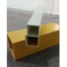 Buy cheap High Strength Frp Pultruded Pipe Fiberglass Square Tube For Building Industry from wholesalers
