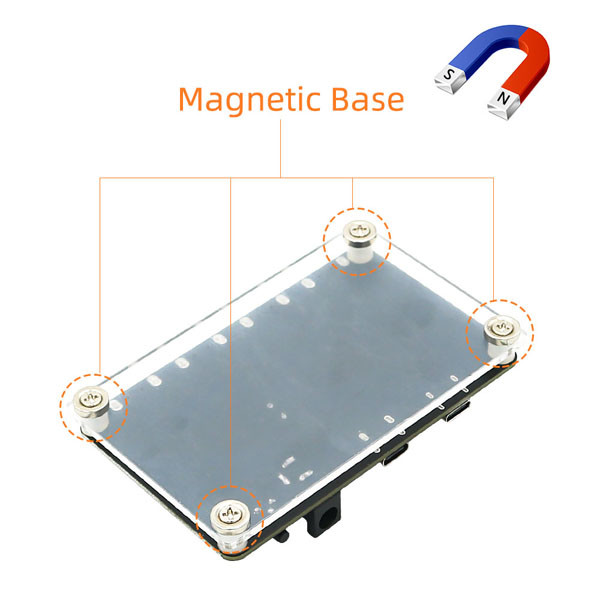 4 Port USB 2.0 Hub Multi Platform 3528 Colorful LED Auxiliary Power For PC