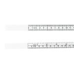 Wintape 60-Inch PE Non-PVC Measuring Meter Without Metal Ends White Flat Surface