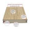 Buy cheap Easy Installment PVC Plastic Wood Look Flooring Modern Design Style for Outdoor Indoor from wholesalers