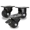Buy cheap Nylon Heavy Duty Black Low Gravity 3inch 4inch 600kg Castor for Industrial Equipment from wholesalers