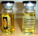 Gold Color PET vial Bottle Labels For tren Enanthate Product