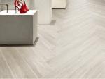Grey Wood Look Porcelain Tiles , Home Non Slip Wear Resistant Matte Tiles