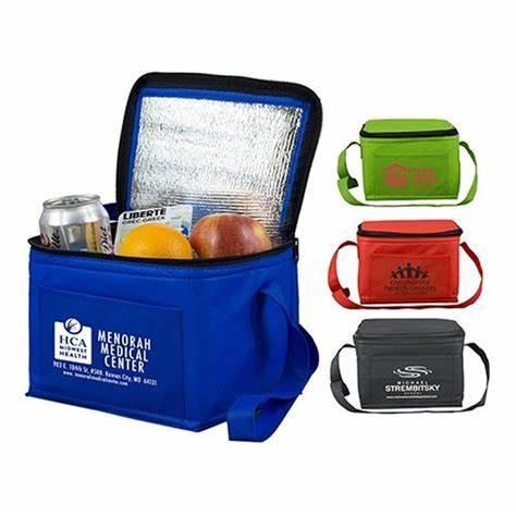 Custom 6pcs beer cans bottles cooler bag insulated promotion thermal lunch