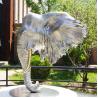 Buy cheap Collection Metal Cast Sculpture , Contemporary Large Metal Elephant Statue from wholesalers