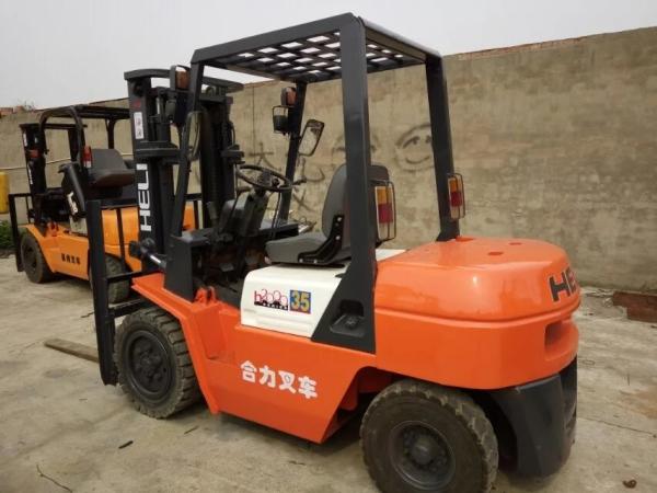2014 Year HELI 2nd Hand Forklift Trucks 3.5 Ton CPCD35 Original Paint No Oil