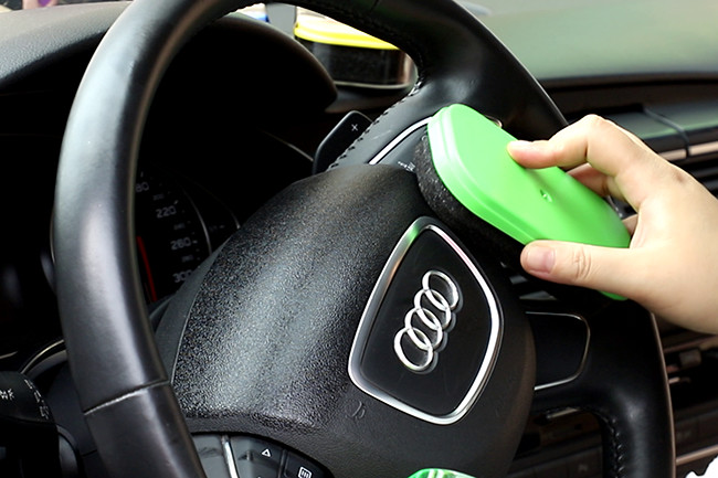 Cleaner Dashboard Shine Sponge Car Care Auto Interior Cockpit Sponge Cleaning Sponge With Different Fragrances