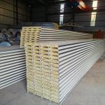 Heat Insulation Industrial Exterior Wall Rock Wool Sandwich Panel Sound