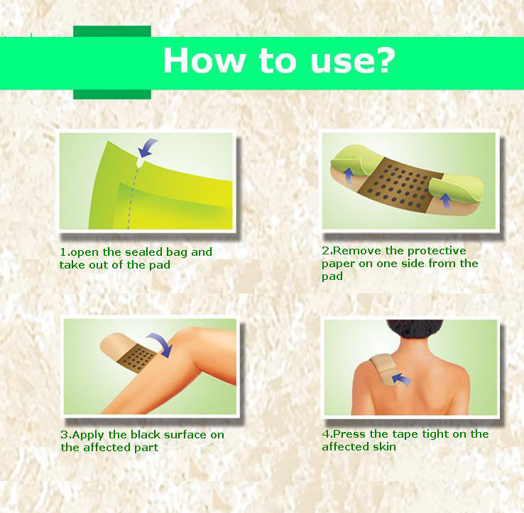 Self Heat Herbal Chinese Herbal Plasters / Herbal Patches For Back Pain