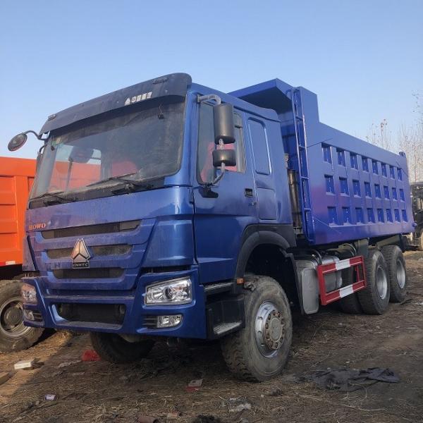Buy cheap Blue 6x4 Used Howo Trucks , Sinotruk Howo 10 Wheeler Dump Truck from wholesalers