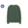 Buy cheap Multi Ribs Conbination Men's Knit Pullover Sweater Green Crew Neck Jumper from wholesalers