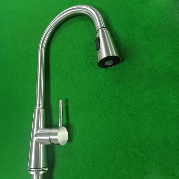Buy cheap Motion Sensor Taps 18/10 Stainless Steel Deck Mounted Kitchen Faucet With Sprayer from wholesalers