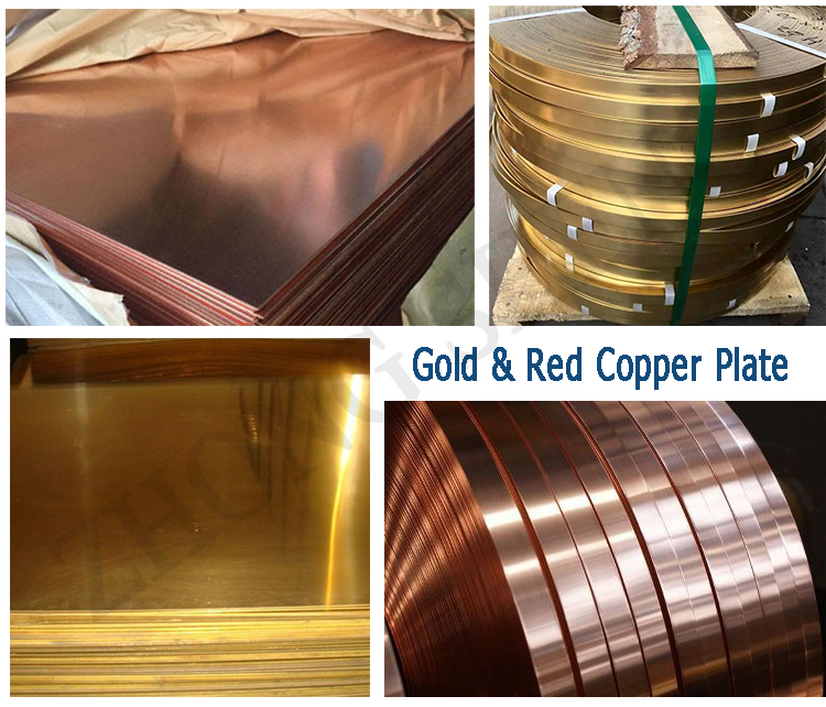 Brass Flat Copper Plate for Scrap Copper Plates Customizable Widths and Sturdy Design